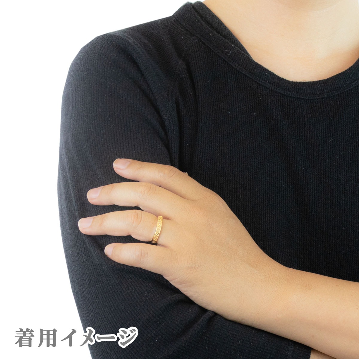 ペアリング レディース メンズ ユニセックス マリッジリング 結婚指輪 沖縄製 ミンサー柄 トラベルジュエリー 18金イエローゴールド K18YG シンプル キレイ 可憐 繊細 立体的 彫刻 高級感