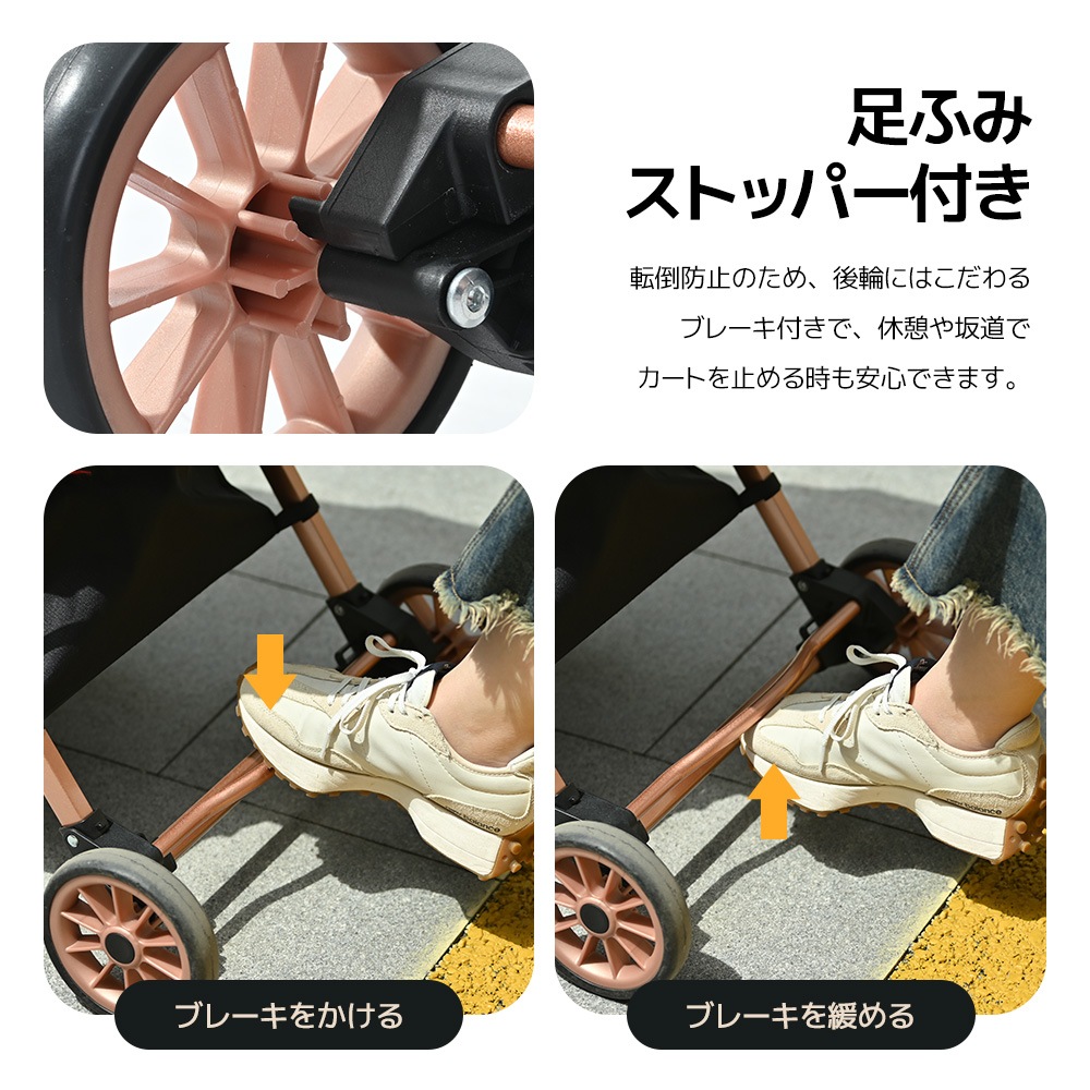 ペットカートアルミ製 分離式 取り外し可能 折りたたみ 多頭 中型犬 小型犬 猫 2way 軽量 ストッパー付き 4輪 組立簡単 工具不要 介護用 ドッグカート ペットバギー 犬 猫 動物 ペ