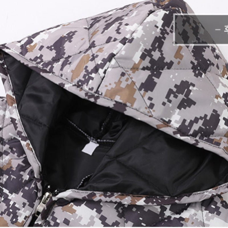 (黄水)国産デジタルフード付きウォームスーツセットSDPD0459 (黄水)国産デジタルフード付きウォームスーツセットSDPD0459