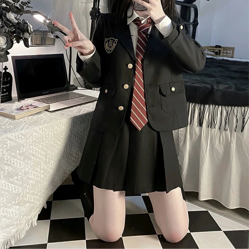 新入庫 卒業式 スーツ 女の子 卒服 韓国 高校生 制服 黒 入学式 スーツ 中学生 学生服 小学生 可愛い フォーマ ルスーツ 大きいサイズ 中高生 女子 4点セット ジャケット 白シャツ ネクタイ 新入庫 卒業式 スーツ 女の子 卒服 韓国 高校生 制服 黒 入学式 スーツ 中学生 学生服 小学生 可愛い フォーマ ルスーツ 大きいサイズ 中高生 女子 4点セット ジャケット 白シャツ ネクタイ