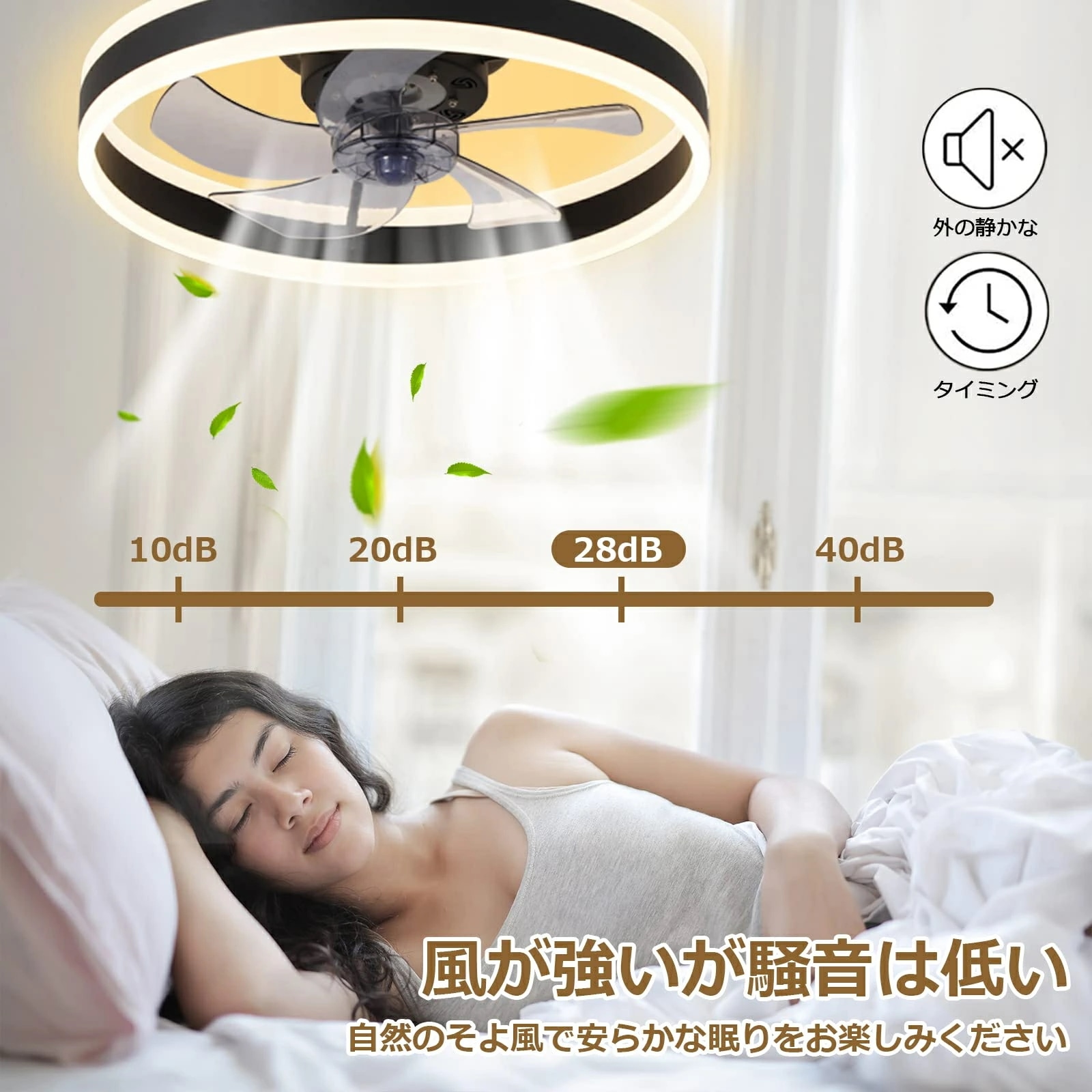 シーリングファンライト シーリングファン ファン付き照明 シーリングライト ファン付き ファン付きシーリングライト シーリング ファン ファンライト LED ファン ナイトライト 静音 オフィス 家庭