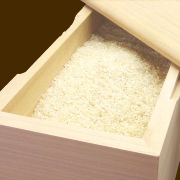 桐製米びつ 1合升すり切り棒... : キッチン用品 無地5kg 正規店在庫
