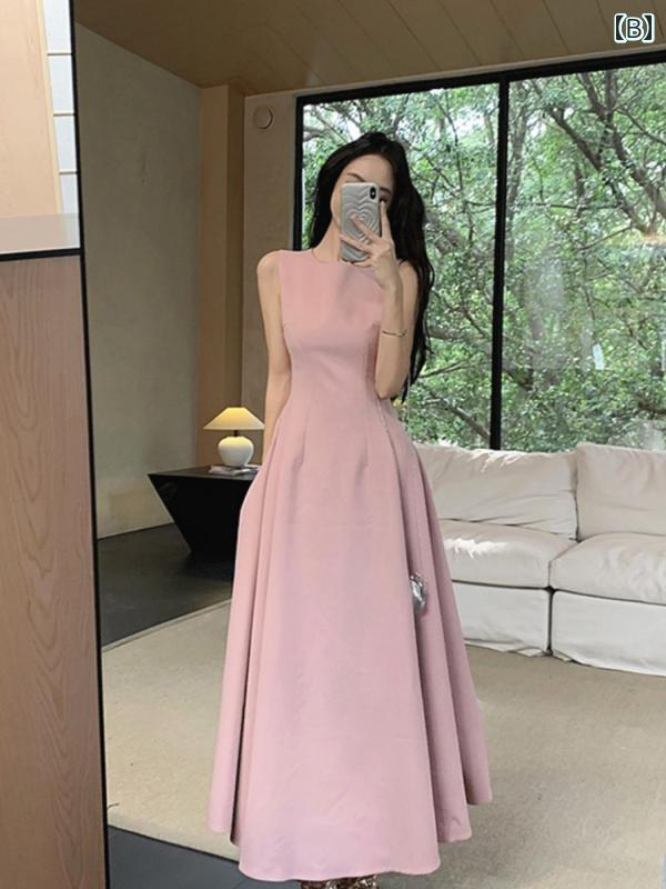 ワンピース ドレス おしゃれ 女性用 ホワイト ドレス 夏 2025 フレンチスタイル ハイエンド ノースリーブベスト スリム ウエスト ロング スカート ワンピース ドレス おしゃれ 女性用 ホワイト ドレス 夏 2025 フレンチスタイル ハイエンド ノースリーブベスト スリム ウエスト ロング スカート