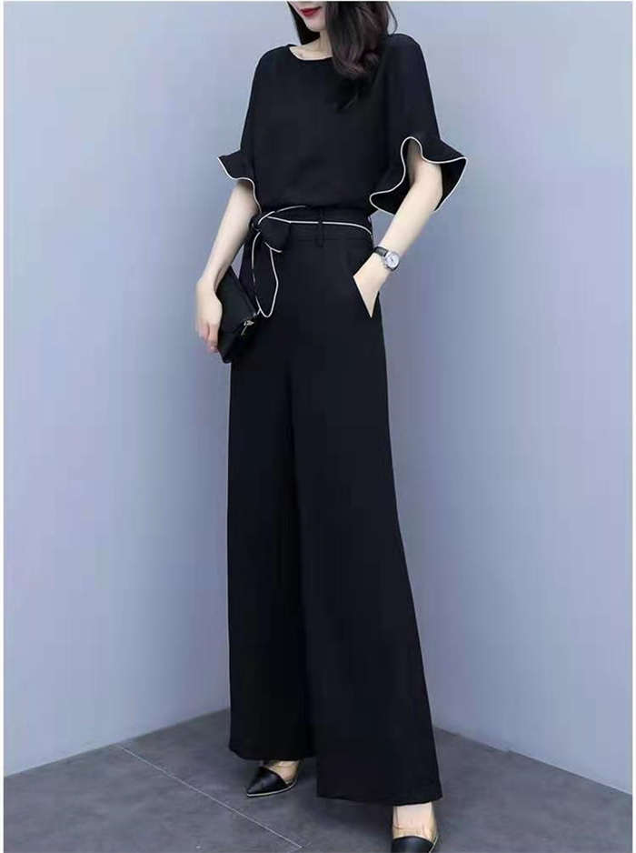 2点で13o円OFF!【激安SALE】パンツドレス セットアップ 結婚式 半袖 大きいサイズ 卒業式 体型カバー 2点セット 上下セット vネック きれいめ ワイドルーズ 着痩せ お洒落 二次会 パー 2点で13o円OFF!【激安SALE】パンツドレス セットアップ 結婚式 半袖 大きいサイズ 卒業式 体型カバー 2点セット 上下セット vネック きれいめ ワイドルーズ 着痩せ お洒落 二次会 パー