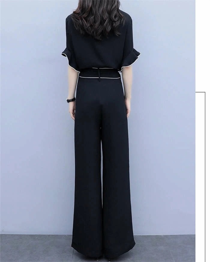 2点で13o円OFF!【激安SALE】パンツドレス セットアップ 結婚式 半袖 大きいサイズ 卒業式 体型カバー 2点セット 上下セット vネック きれいめ ワイドルーズ 着痩せ お洒落 二次会 パー 2点で13o円OFF!【激安SALE】パンツドレス セットアップ 結婚式 半袖 大きいサイズ 卒業式 体型カバー 2点セット 上下セット vネック きれいめ ワイドルーズ 着痩せ お洒落 二次会 パー