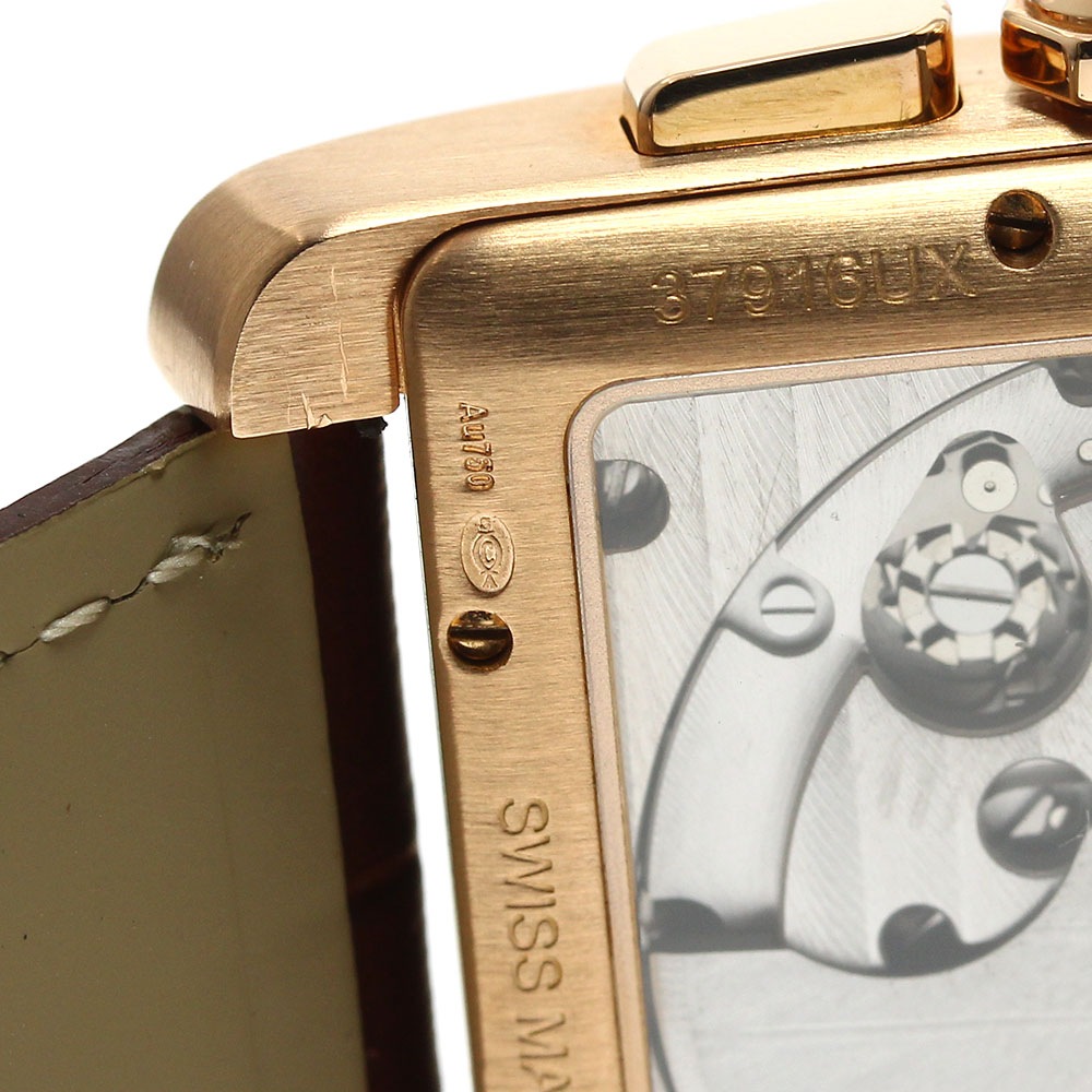 カルティエ CARTIER W5330005 タンクMC クロノグラフ K18PG 自動巻き メンズ 良品 保証書付き_832236【中古】