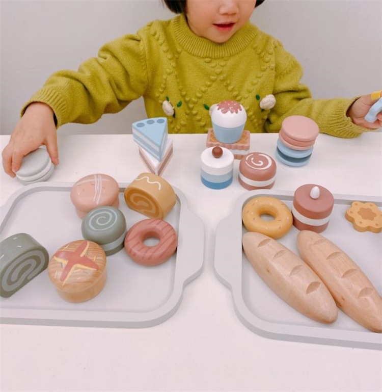 早い者勝ち 焼き菓子 甘いもの 知育用品 台所 洋食 木質 3-7歳 ケーキ 菓子 おもちゃ 子供 ままごと子供用おもちゃ 誕生日プレゼント