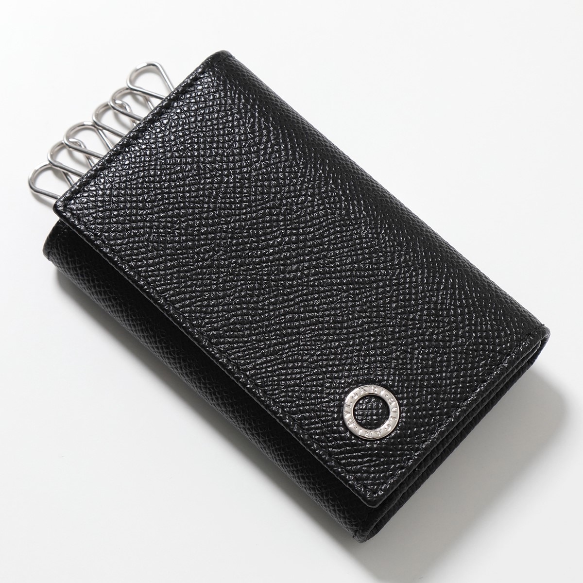 BVLGARIブルガリ☆イタリア製本革レザー6連キーケース♪