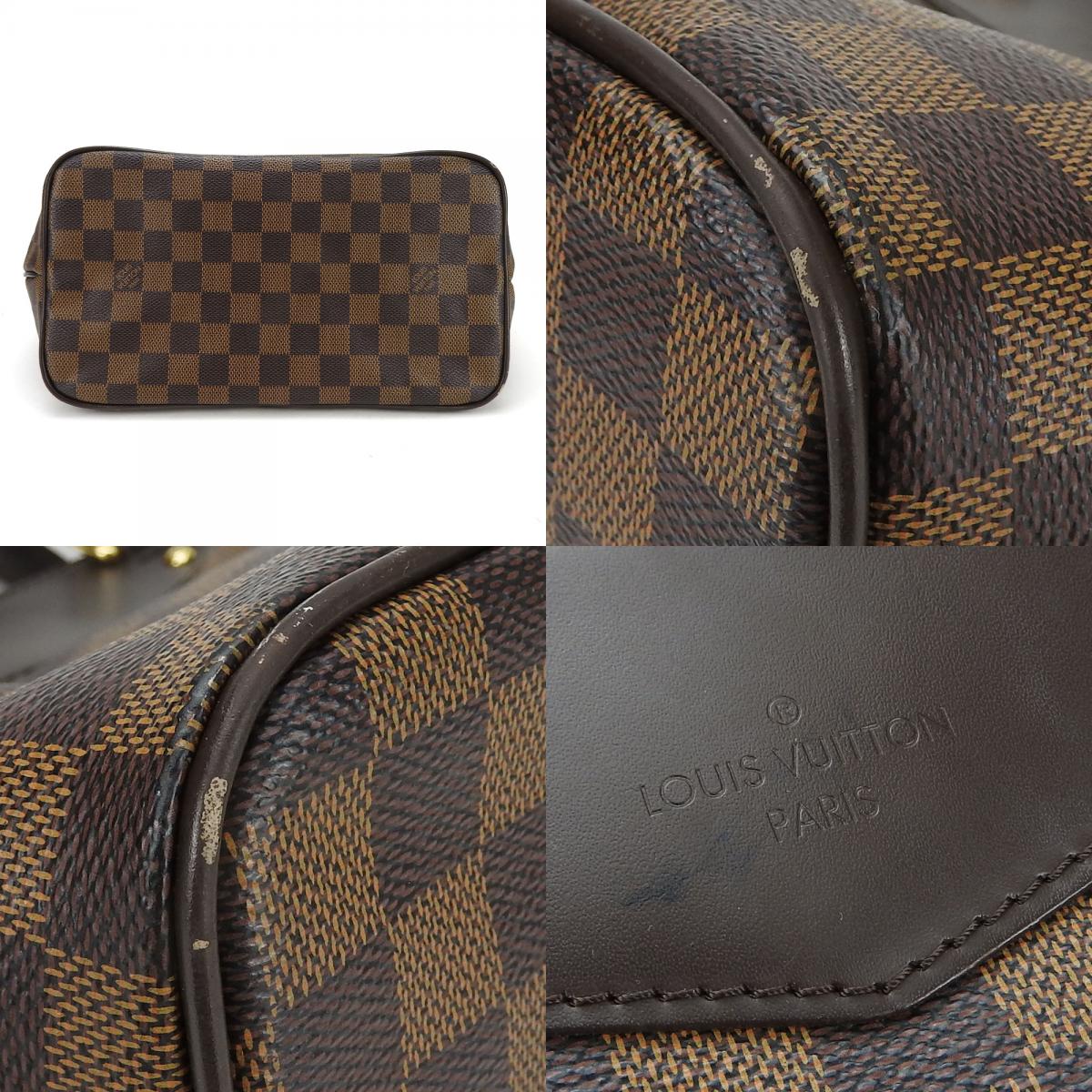 中古 トートバッグ ウェストミンスターPM N41102 ダミエキャンバス ブラウン ゴールド金具 肩掛け カジュアル レディース 女性 中古 トートバッグ ウェストミンスターPM N41102 ダミエキャンバス ブラウン ゴールド金具 肩掛け カジュアル レディース 女性