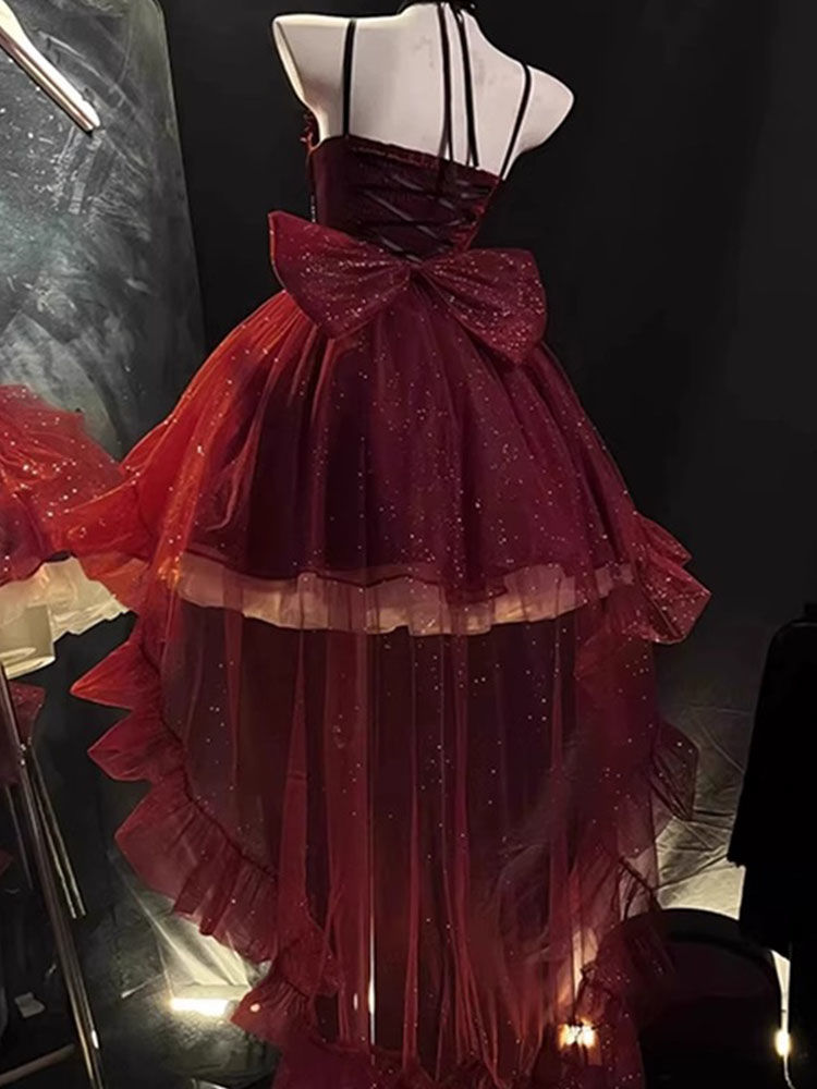 【2枚購入で 3oo円OFF!】レッドドレス ライトドレス プリンセスドレス ロリータ キュート スウィート スーパー 微ラメ ロリータ トレーリングチュチュスカート 夏 【2枚購入で 3oo円OFF!】レッドドレス ライトドレス プリンセスドレス ロリータ キュート スウィート スーパー 微ラメ ロリータ トレーリングチュチュスカート 夏