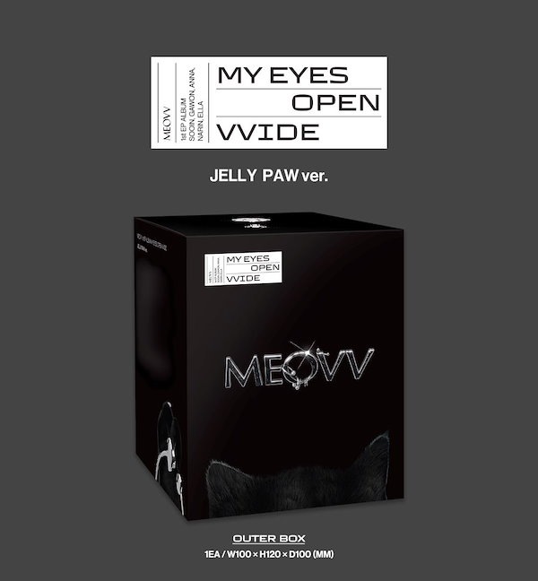 アイドル MEOVV MY EYES OPEN VVIDE JELLY PAW ver. Meovv 1st Ep Album [my Eyes Open Vvide] Jelly Paw Ver | TikTok