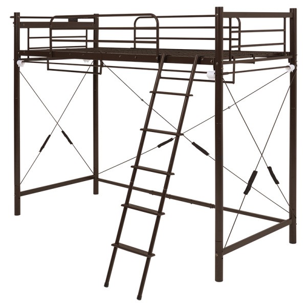 2wayロフトベッド 高184cm ハイタイプ シングルベッド カーテン(別売)取付可能 ハンガーポール ベッド下収納 宮棚 コンセント フレーム単品 2wayロフトベッド 高184cm ハイタイプ シングルベッド カーテン(別売)取付可能 ハンガーポール ベッド下収納 宮棚 コンセント フレーム単品