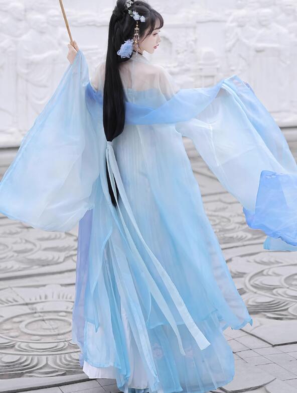 唐装漢服 豪華中華漢服刺繍　舞台服装 2色 コスチューム 可愛いワンピース　中国旅行　仙女古典美人服　レディース華流ステージコスプレ衣装　中国古代宮廷風コスプレ衣装/学園祭パーティーダンス衣装/チャイ