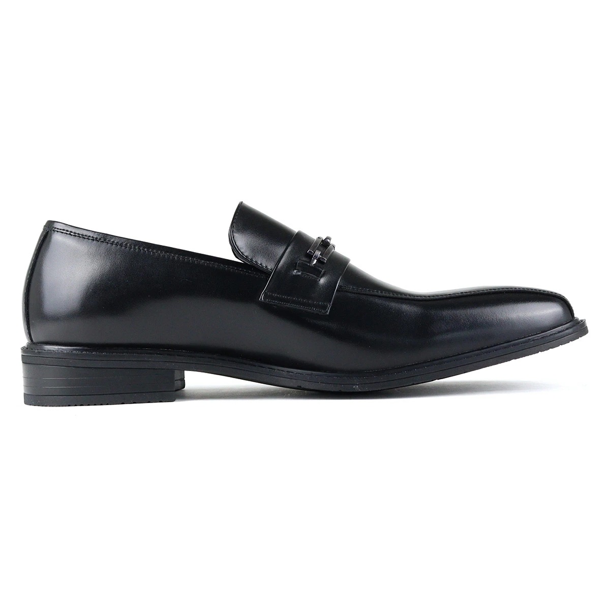 ビジネスシューズ 革靴 スリッポン ビットローファー 本革 衝撃吸収 スワールモカ ふわふわインソール メンズ 靴 6917 黒 ブラック 大きいサイズ