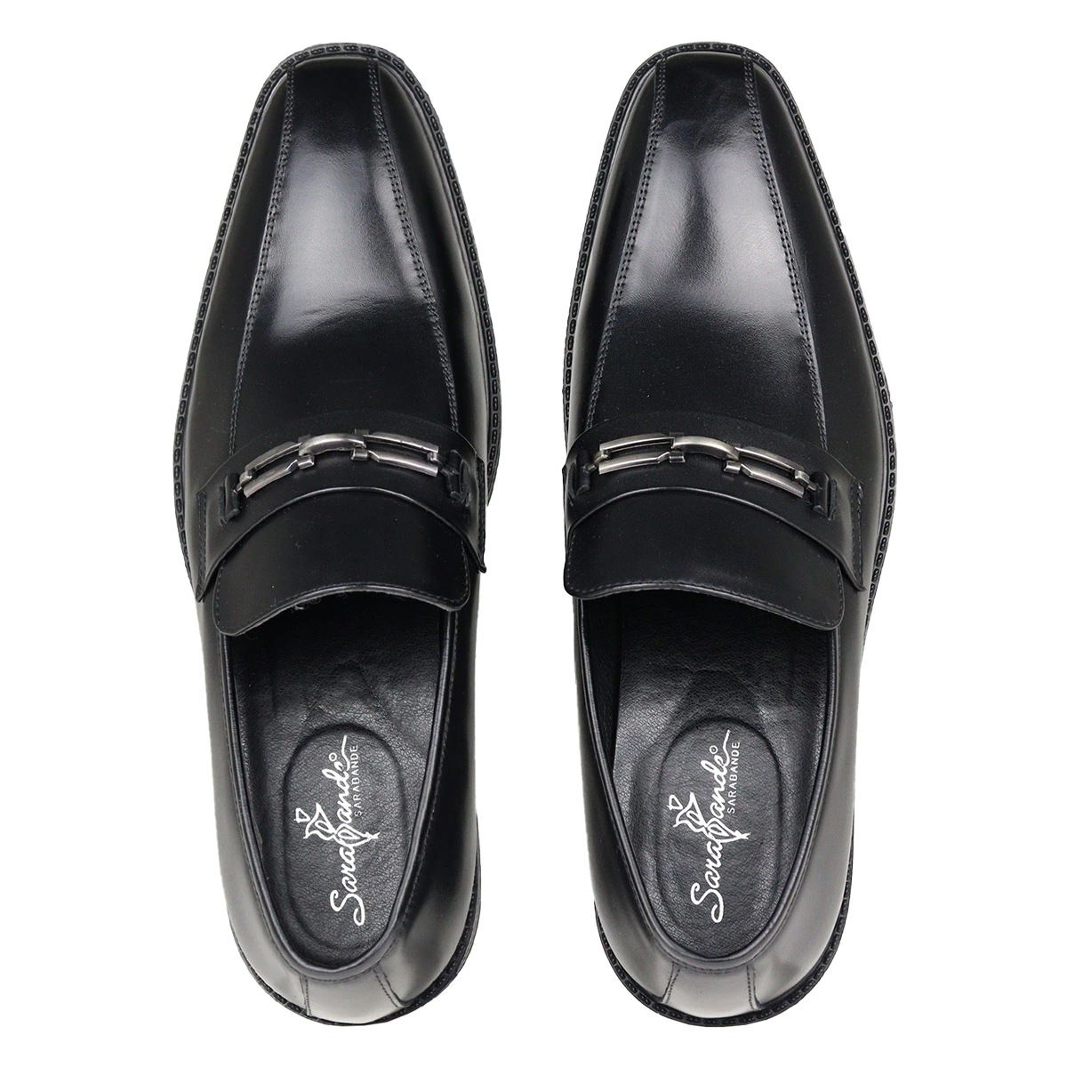 ビジネスシューズ 革靴 スリッポン ビットローファー 本革 衝撃吸収 スワールモカ ふわふわインソール メンズ 靴 6917 黒 ブラック 大きいサイズ