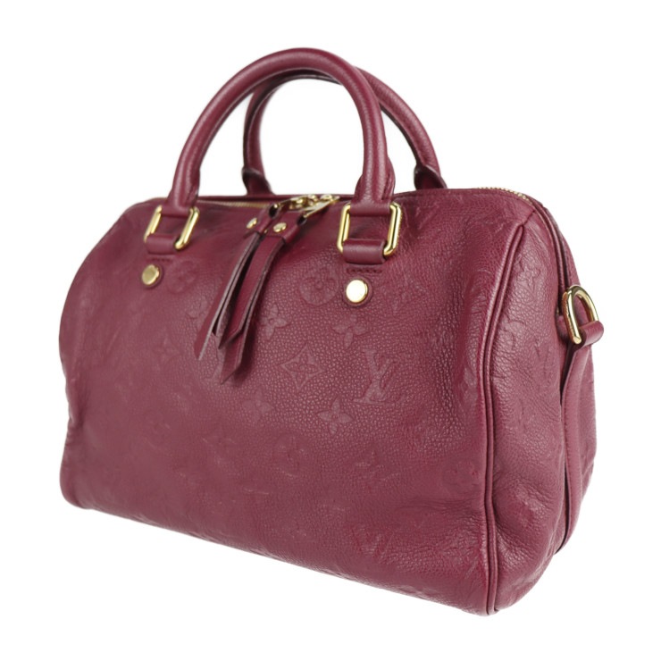 美品 LOUIS VUITTON ルイ ヴィトン ハンドバッグ M40764 スピーディー25 バンドリエール モノグラムアンプラント レザー オロール パープル系 ゴールド金【本物保証】 美品 LOUIS VUITTON ルイ ヴィトン ハンドバッグ M40764 スピーディー25 バンドリエール モノグラムアンプラント レザー オロール パープル系 ゴールド金【本物保証】
