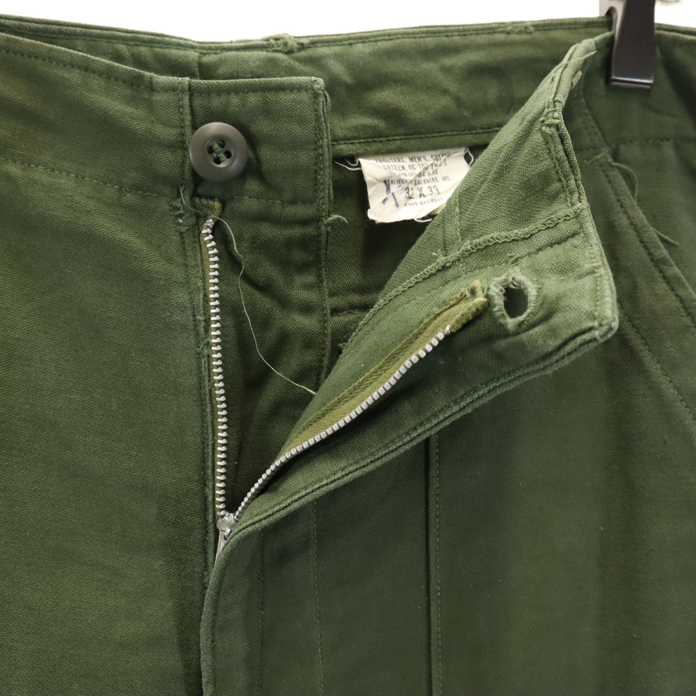 アメリカ軍 60s 1968年 コットンサテン ベイカー ヴィンテージ ベイカー パンツ W32 カーキ US ARMY ミリタリー メンズ アメリカ軍 60s 1968年 コットンサテン ベイカー ヴィンテージ ベイカー パンツ W32 カーキ US ARMY ミリタリー メンズ