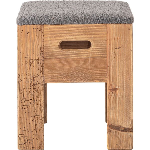 スツール グレー (約W36×D36×H41cm) 完成品 スツール グレー (約W36×D36×H41cm) 完成品