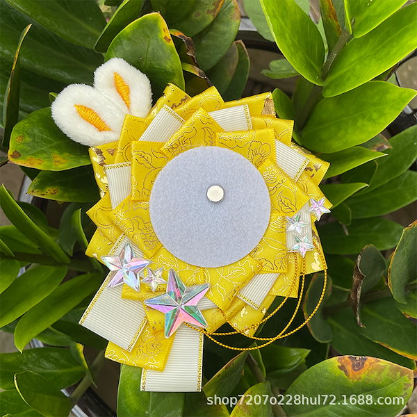 Qoo10] 痛バッグ用 缶バッジ 痛バ ウサギ耳 D