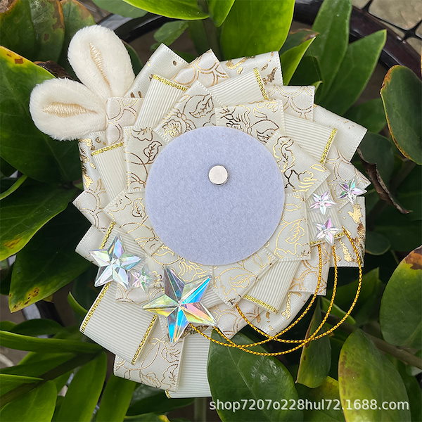 Qoo10] 痛バッグ用 缶バッジ 痛バ ウサギ耳 D