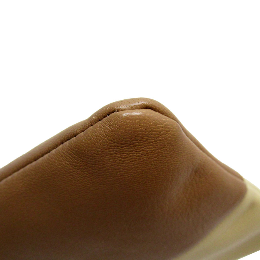 セリーヌ CELINE クラッチバッグ レザー クリームブラウン ユニセックス t19216a セリーヌ CELINE クラッチバッグ レザー クリームブラウン ユニセックス t19216a