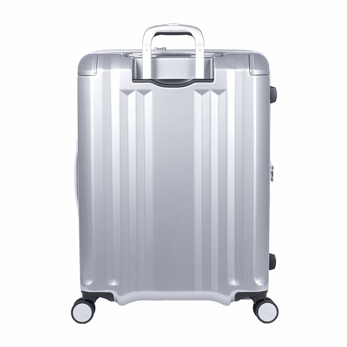 ハードキャリーケース デカかるEdge 拡張タイプ 10泊以上 102L+18L ALI-089-102-CSIL クロームシルバー ハードキャリーケース デカかるEdge 拡張タイプ 10泊以上 102L+18L ALI-089-102-CSIL クロームシルバー