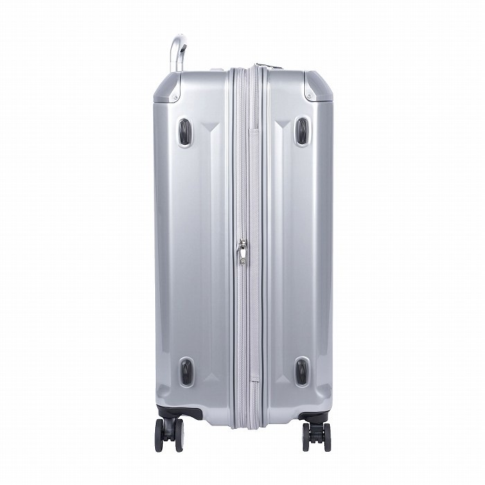 ハードキャリーケース デカかるEdge 拡張タイプ 10泊以上 102L+18L ALI-089-102-CSIL クロームシルバー ハードキャリーケース デカかるEdge 拡張タイプ 10泊以上 102L+18L ALI-089-102-CSIL クロームシルバー