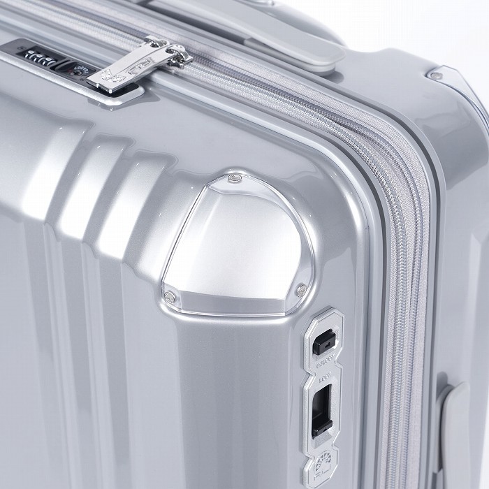 ハードキャリーケース デカかるEdge 拡張タイプ 10泊以上 102L+18L ALI-089-102-CSIL クロームシルバー ハードキャリーケース デカかるEdge 拡張タイプ 10泊以上 102L+18L ALI-089-102-CSIL クロームシルバー