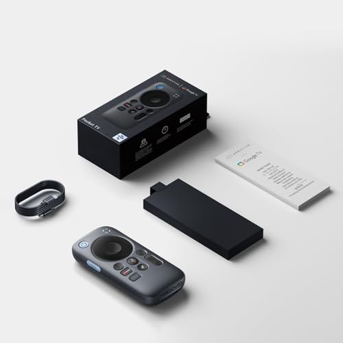 RayNeo Pocket TV ストリーミングメディアプレイヤー HD対応 Prime VideoYouTubeディズニープラス U-NEXTHuluTVerNHK＋など認定ポータブル GTV デバ