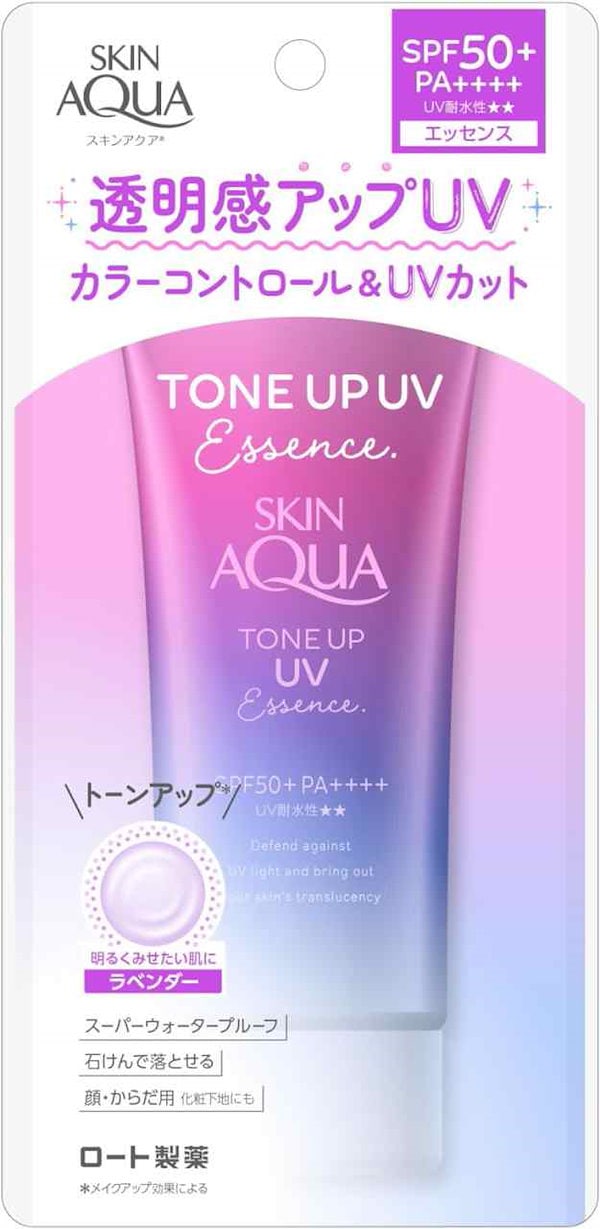 スキンアクア トーンアップUVエッセンス2種 ロート製薬: