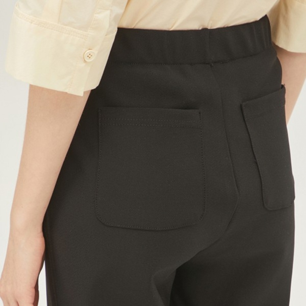 (ベネトン) ベネトンヘムシボリカラーパンツ BAPT91311_BK (ベネトン) ベネトンヘムシボリカラーパンツ BAPT91311_BK