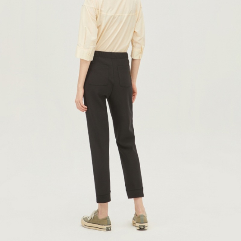 (ベネトン) ベネトンヘムシボリカラーパンツ BAPT91311_BK (ベネトン) ベネトンヘムシボリカラーパンツ BAPT91311_BK