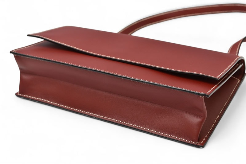 バッグ ヴァランタン ボックスカーフ ルージュアッシュ シルバー金具 E:2001年【中古】 バッグ ヴァランタン ボックスカーフ ルージュアッシュ シルバー金具 E:2001年【中古】