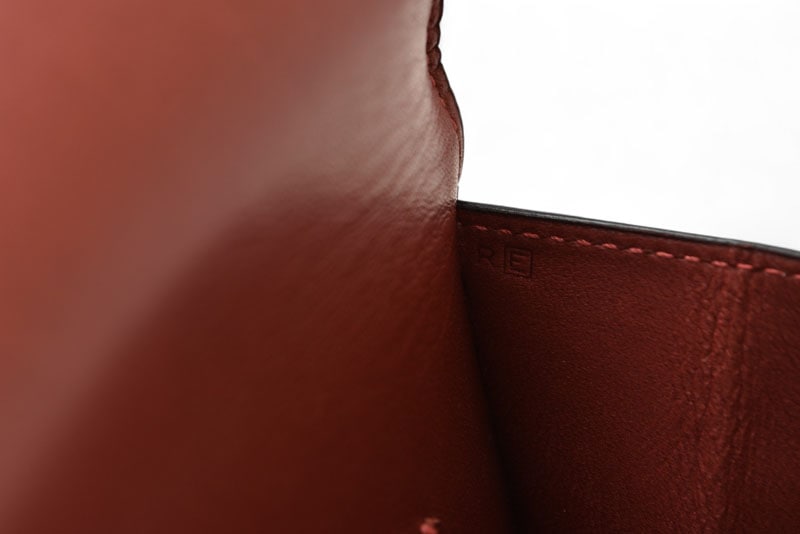 バッグ ヴァランタン ボックスカーフ ルージュアッシュ シルバー金具 E:2001年【中古】 バッグ ヴァランタン ボックスカーフ ルージュアッシュ シルバー金具 E:2001年【中古】