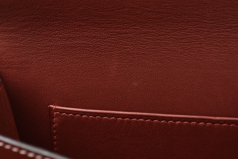 バッグ ヴァランタン ボックスカーフ ルージュアッシュ シルバー金具 E:2001年【中古】 バッグ ヴァランタン ボックスカーフ ルージュアッシュ シルバー金具 E:2001年【中古】