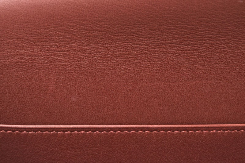 バッグ ヴァランタン ボックスカーフ ルージュアッシュ シルバー金具 E:2001年【中古】 バッグ ヴァランタン ボックスカーフ ルージュアッシュ シルバー金具 E:2001年【中古】