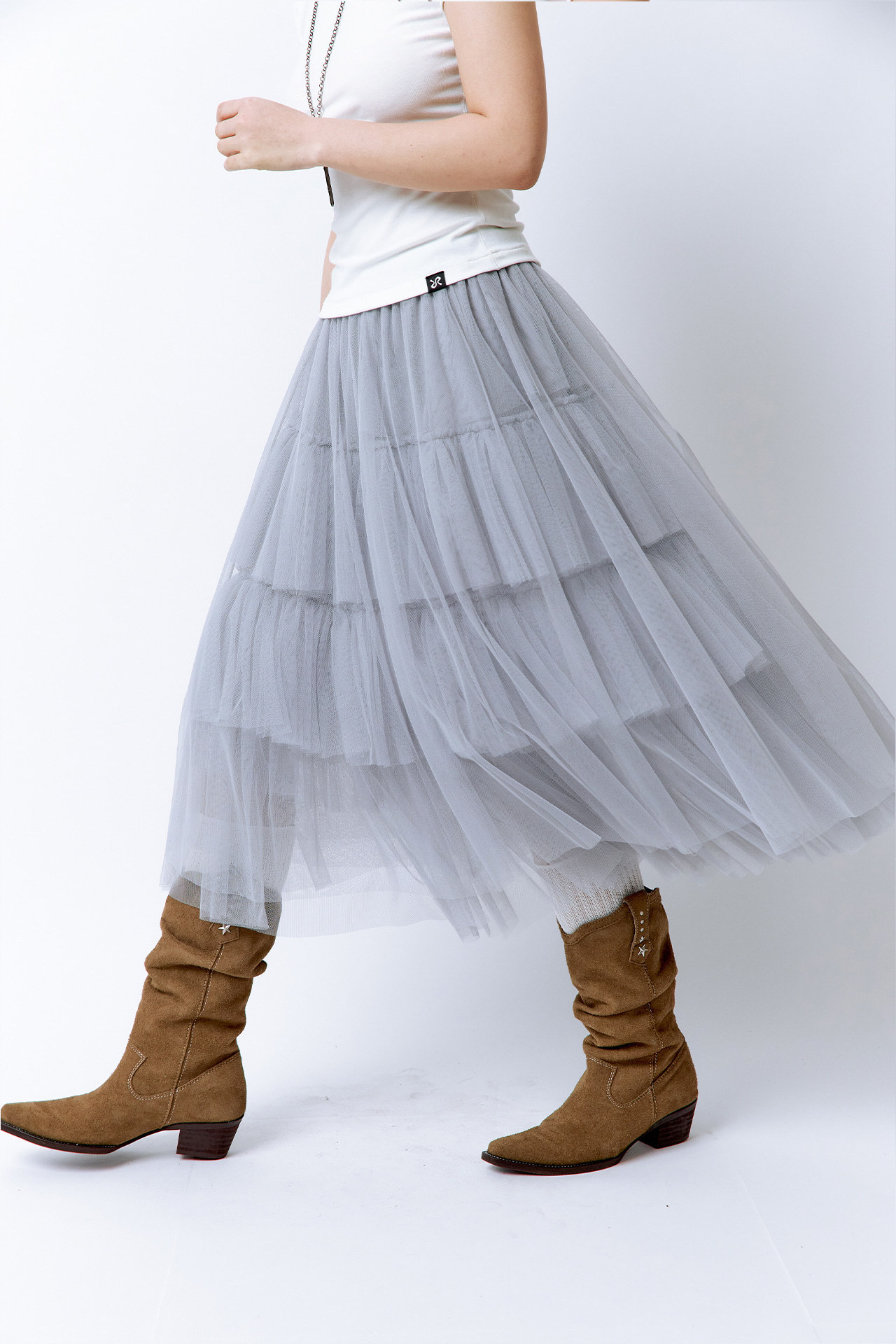 ROUGHNECK Volume Tulle Skirt ROUGHNECK Volume Tulle Skirt