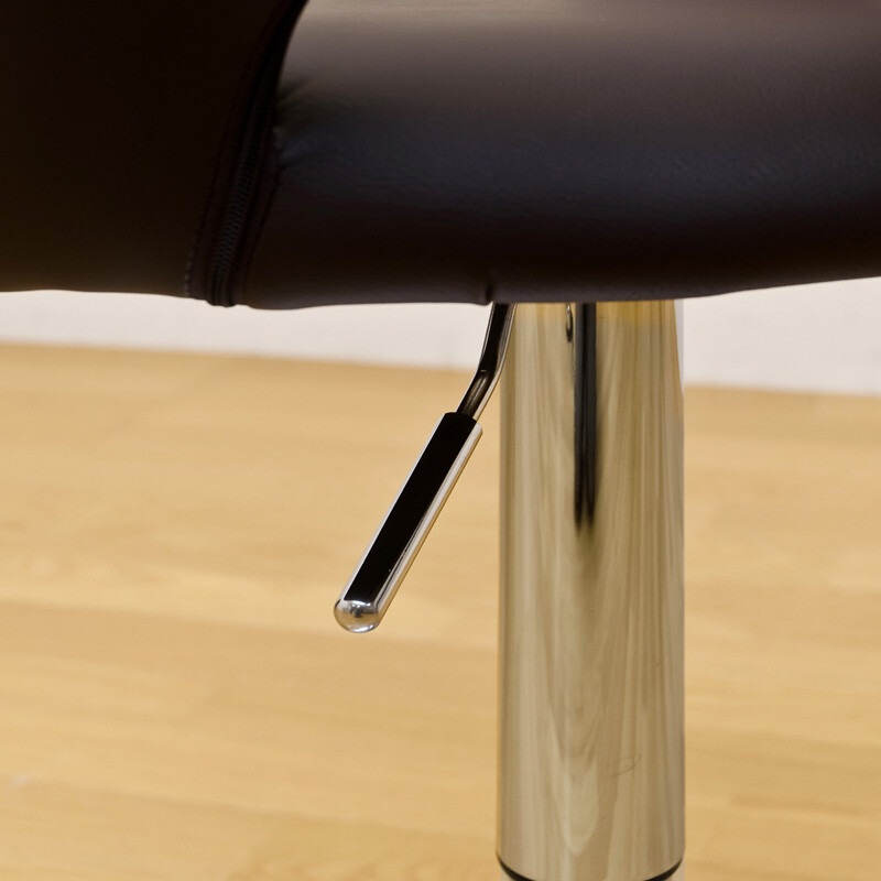 カウンターチェア ハイチェア バースツール バーチェア レザー シート回転 クロムメッキ 椅子 チェア いす イス 座面高435-580mm カウンターチェア ハイチェア バースツール バーチェア レザー シート回転 クロムメッキ 椅子 チェア いす イス 座面高435-580mm