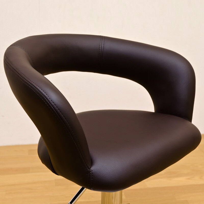 カウンターチェア ハイチェア バースツール バーチェア レザー シート回転 クロムメッキ 椅子 チェア いす イス 座面高435-580mm カウンターチェア ハイチェア バースツール バーチェア レザー シート回転 クロムメッキ 椅子 チェア いす イス 座面高435-580mm