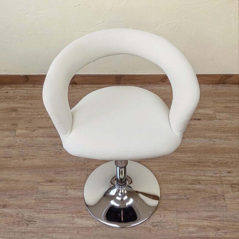 カウンターチェア ハイチェア バースツール バーチェア レザー シート回転 クロムメッキ 椅子 チェア いす イス 座面高435-580mm カウンターチェア ハイチェア バースツール バーチェア レザー シート回転 クロムメッキ 椅子 チェア いす イス 座面高435-580mm