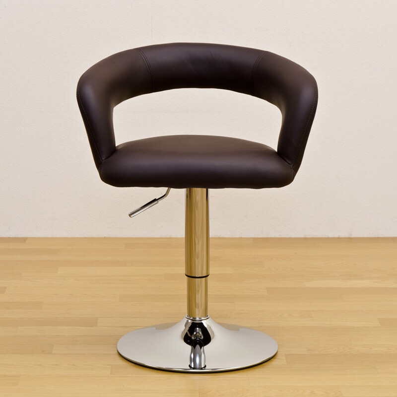 カウンターチェア ハイチェア バースツール バーチェア レザー シート回転 クロムメッキ 椅子 チェア いす イス 座面高435-580mm カウンターチェア ハイチェア バースツール バーチェア レザー シート回転 クロムメッキ 椅子 チェア いす イス 座面高435-580mm