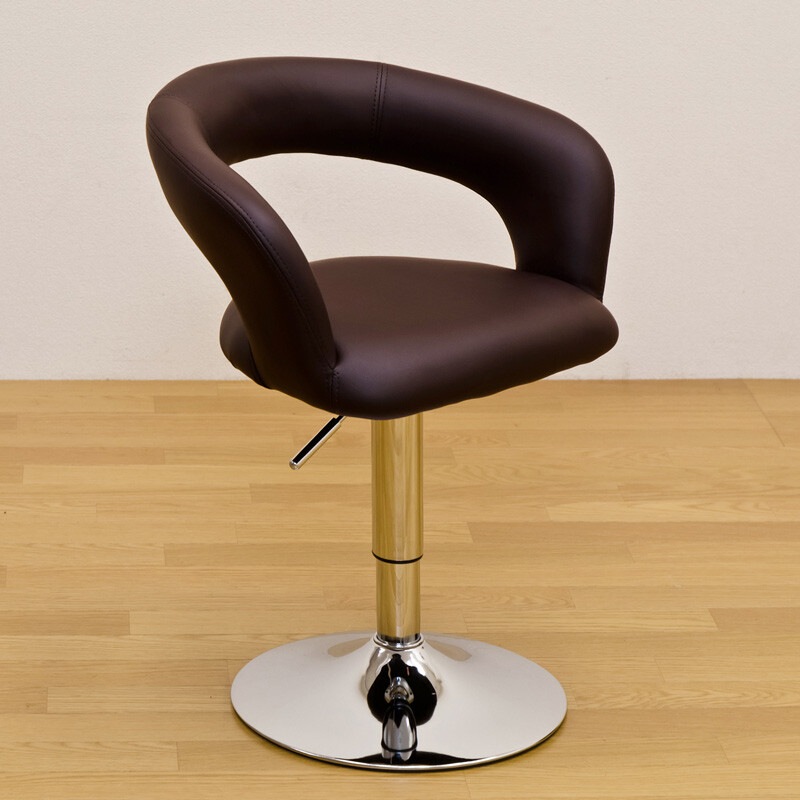 カウンターチェア ハイチェア バースツール バーチェア レザー シート回転 クロムメッキ 椅子 チェア いす イス 座面高435-580mm カウンターチェア ハイチェア バースツール バーチェア レザー シート回転 クロムメッキ 椅子 チェア いす イス 座面高435-580mm