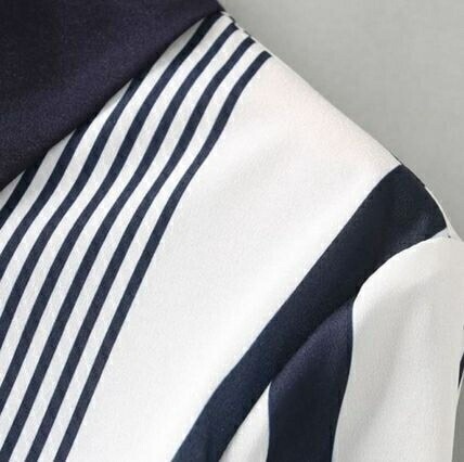 マルチ ストライプ シャツ レディース バイカラー サテン シルクタッチ マルチカラ― トップス ブラウス 長袖 襟付き オーバーシャツ ワークシャツ ビッグシルエット 大人 きれいめ マルチ ストライプ シャツ レディース バイカラー サテン シルクタッチ マルチカラ― トップス ブラウス 長袖 襟付き オーバーシャツ ワークシャツ ビッグシルエット 大人 きれいめ