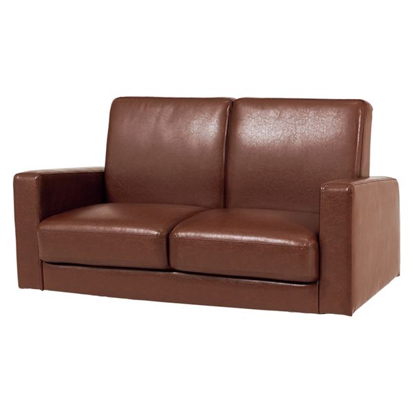 ソファー 約幅120×奥行64×高さ71×座面高38/26cm ブラウン ソファー 約幅120×奥行64×高さ71×座面高38/