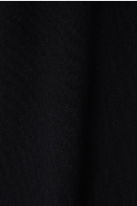 【SATUR】 SIGNATURE LOGO COTTON LONG SLEEVE : CLASSIC BLACK