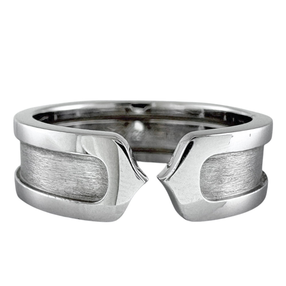 カルティエ 2C リング 指輪 16号 18金 K18ホワイトゴールド CARTIER 中古 美品
