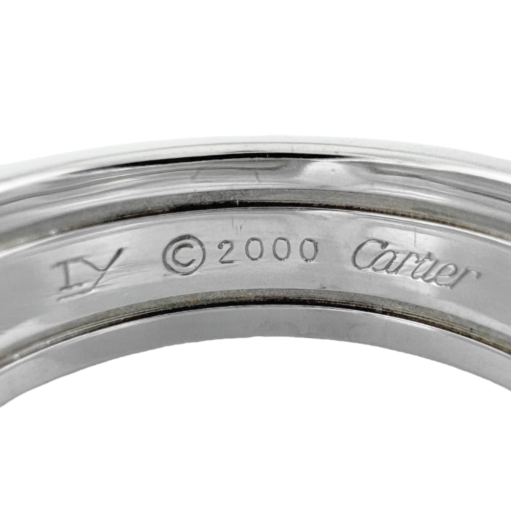 カルティエ 2C リング 指輪 16号 18金 K18ホワイトゴールド CARTIER 中古 美品