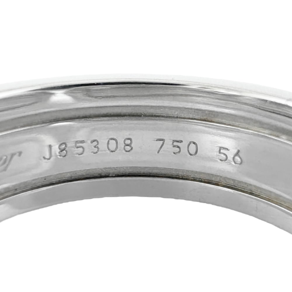カルティエ 2C リング 指輪 16号 18金 K18ホワイトゴールド CARTIER 中古 美品