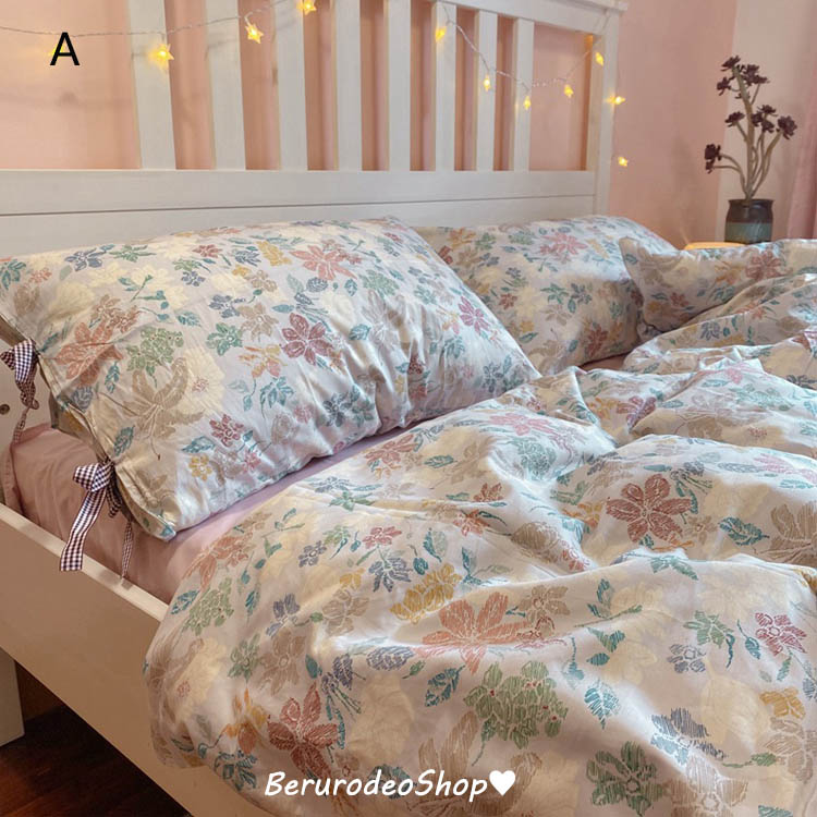 布団カバーセット プリント花柄 可愛い 寝具カバーセット 綿100% 3点セット 4点セット シングル ダブル 掛け布団カバー コットン100% プリント 敷きカバー 枕カバー ピローケース ベッド用 布団カバーセット プリント花柄 可愛い 寝具カバーセット 綿100% 3点セット 4点セット シングル ダブル 掛け布団カバー コットン100% プリント 敷きカバー 枕カバー ピローケース ベッド用