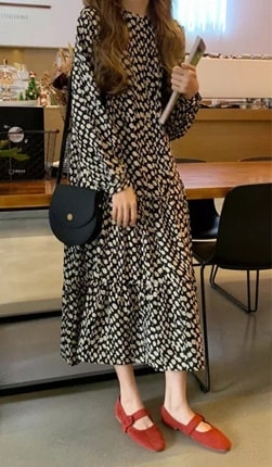 レトロ風 ワンピース 長袖 春 夏 秋 きれいめ カジュアル かわいい aライン Aライン フレア ワンピドレス ロング ロング丈 9分丈 アンクル丈 ボリューム袖 ボリュームスリーブ 袖コンシャス レトロ風 ワンピース 長袖 春 夏 秋 きれいめ カジュアル かわいい aライン Aライン フレア ワンピドレス ロング ロング丈 9分丈 アンクル丈 ボリューム袖 ボリュームスリーブ 袖コンシャス